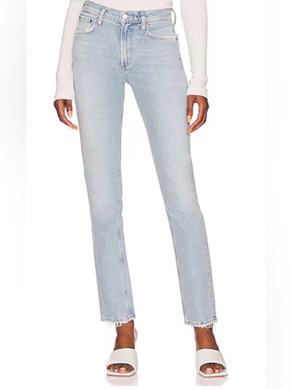 AGOLDE Lyle Low Rise Slim in Rift Size 26